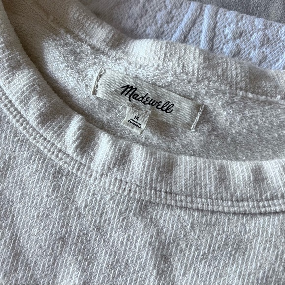 MADEWELL‎ Shoulder-Button Elbow-Patch Top - Picture 3 of 5